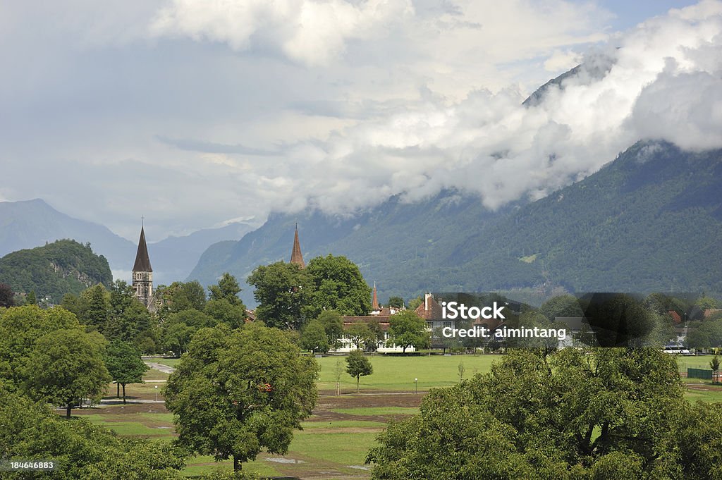 Interlaken na Suíça - Royalty-free Alpes Europeus Foto de stock