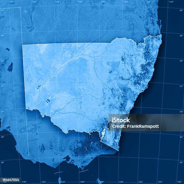 Photo libre de droit de Carte Topographique Nouvellegalles Du Sud banque d'images et plus d'images libres de droit de Nouvelle-Galles-du-Sud - Nouvelle-Galles-du-Sud, Carte, Australie