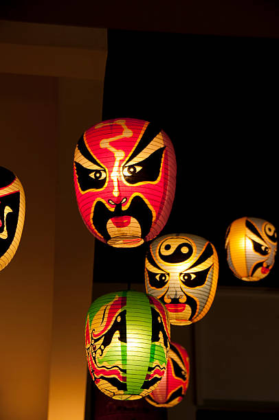 Chinese Opera Facial Mask Lantern