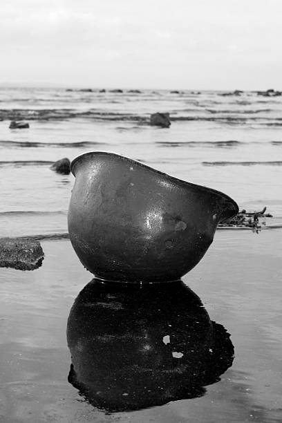 D-Day casualty. stock photo