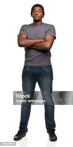 Male Portrait Stock Photo - Download Image Now - Men, Arms Crossed, Serious