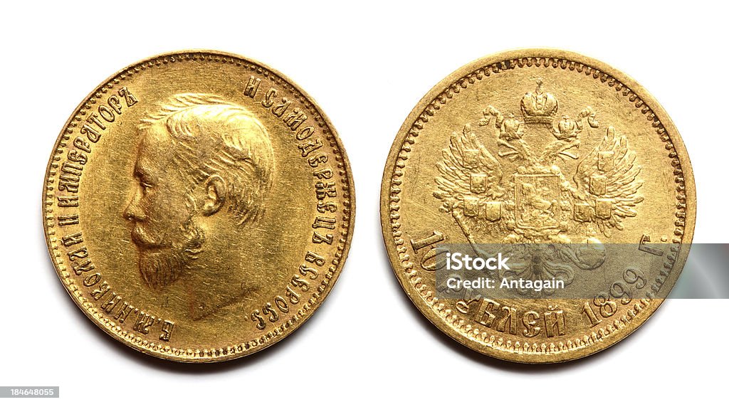 Złota moneta - Zbiór zdjęć royalty-free (1899)