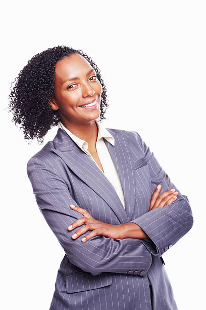 istock Smiling business woman 184648499