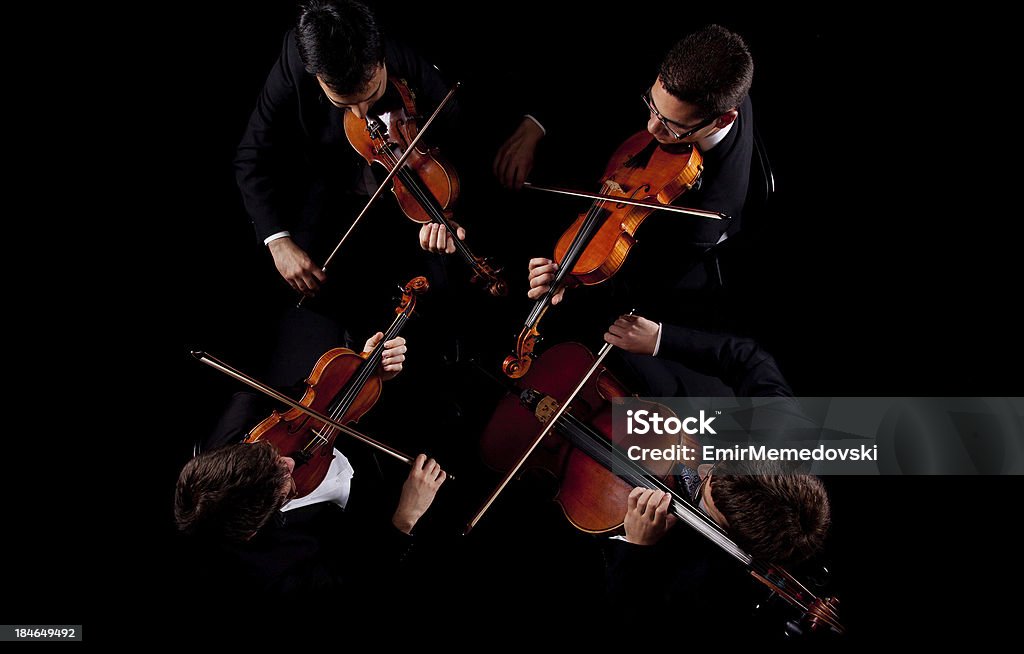 Cuarteto de cuerda - Foto de stock de Orquesta libre de derechos