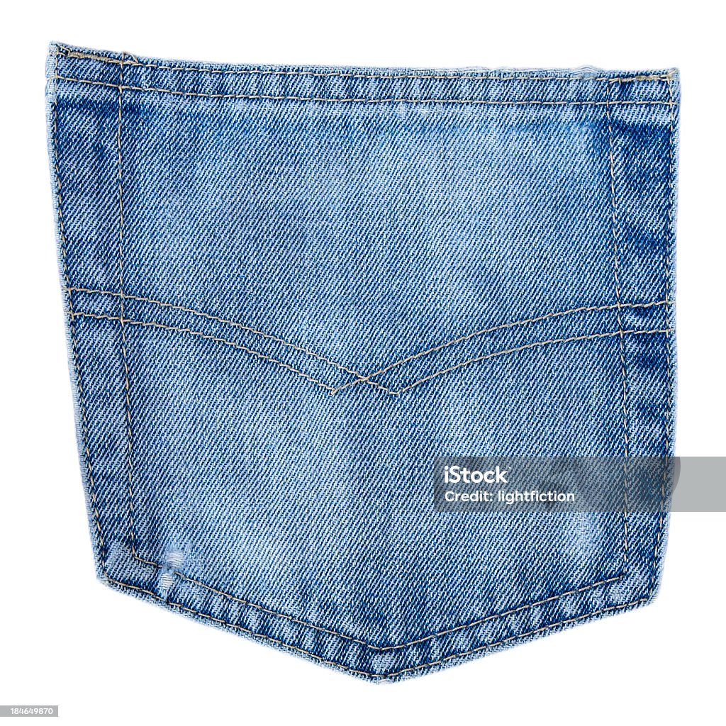 Comum jeans bolso - Foto de stock de Bolso royalty-free