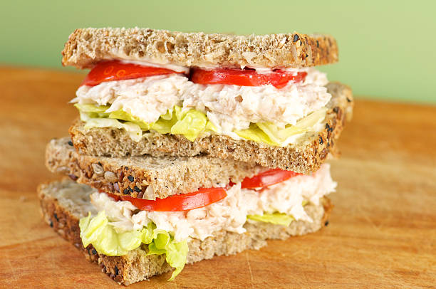 istock Tuna Salad Sandwich on Whole Wheat Bread 184650101