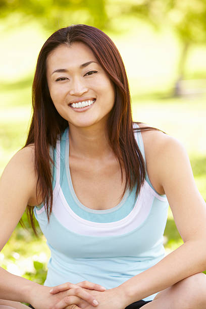 istock Asian woman outdoors 184650432