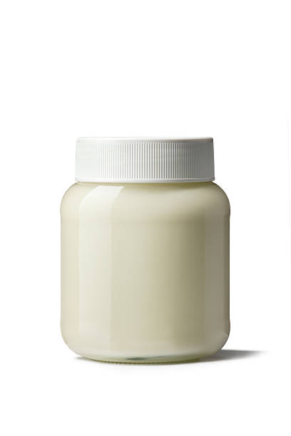 istock Breakfast Ingredients: Spread White Chocolate Isolated on White Background 184650451