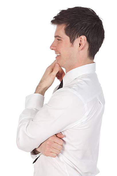 istock Profile of a happy man 184650863