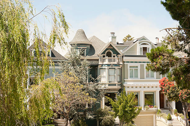 istock Victorian Houses in San Francisco 184650979
