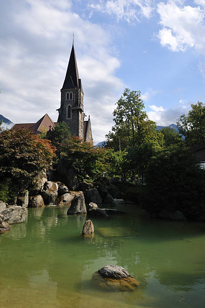 istock Japanese garden in Interlaken 184651367