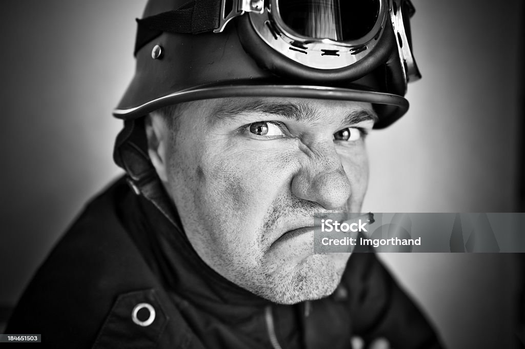 Bad Motociclista - Royalty-free Descontente Foto de stock