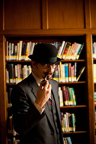 istock Suave vintage businessman or mobster 184651853
