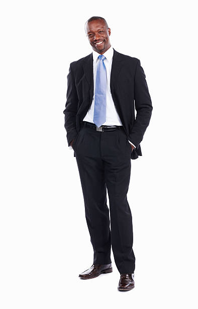 istock Smiling African American business man 184651877