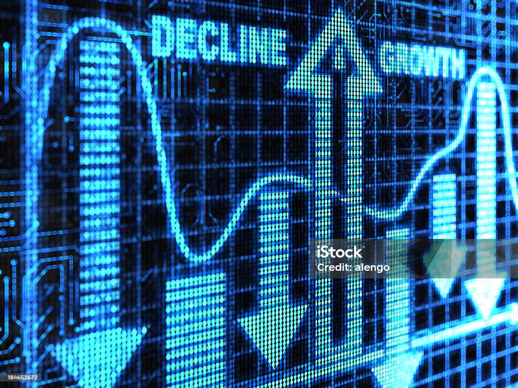 Verfall und Wachstum - Lizenzfrei Grafik Stock-Foto