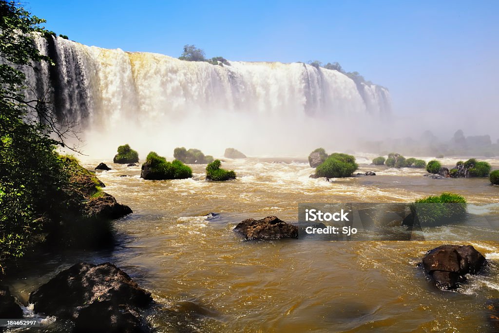 Cascate di Iguazu - Foto stock royalty-free di Acqua
