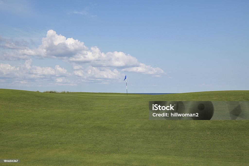 De golfe Hole - Foto de stock de Azul royalty-free