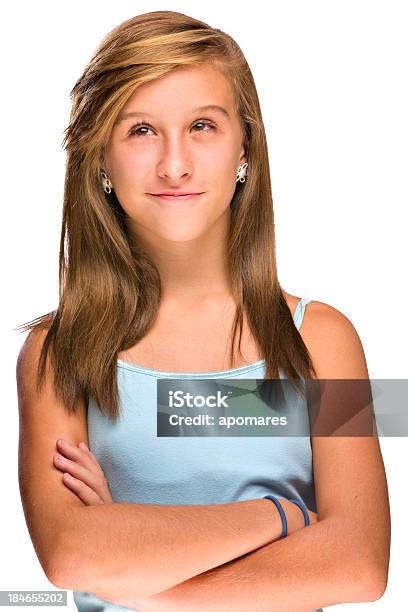 Portrait Of A Pensive And Self Confident Teenage Girl Stock Photo - Download Image Now