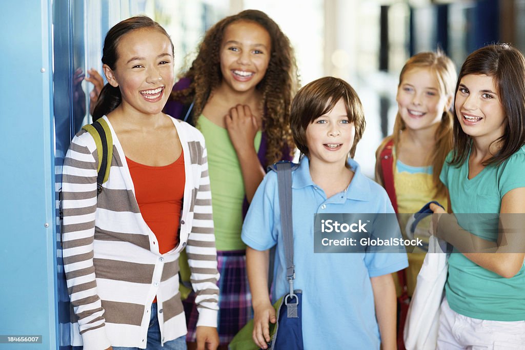 Grupo de alunos da escola - Foto de stock de Adulto royalty-free