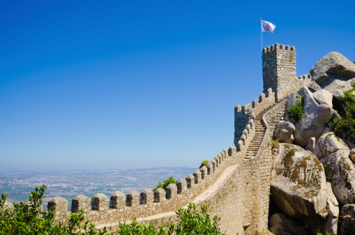 Castillo de Moros en Sintra, Portugal photo
