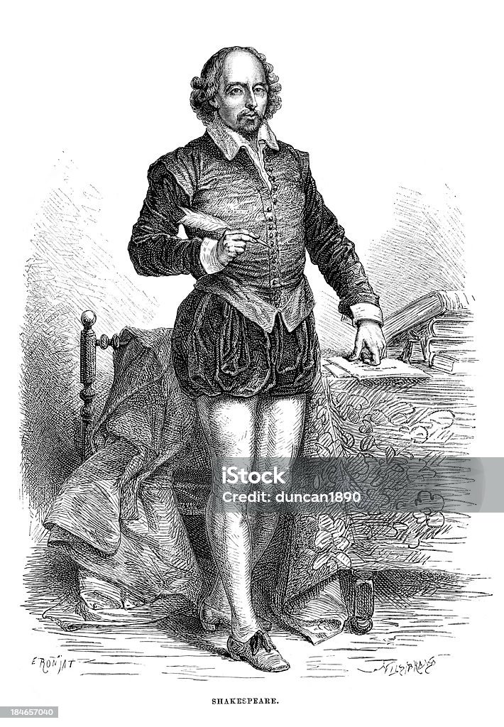 William Shakespeare - Lizenzfrei William Shakespeare Stock-Illustration