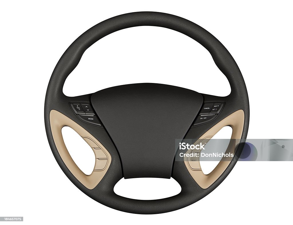 Macchina volante isolato - Foto stock royalty-free di Volante