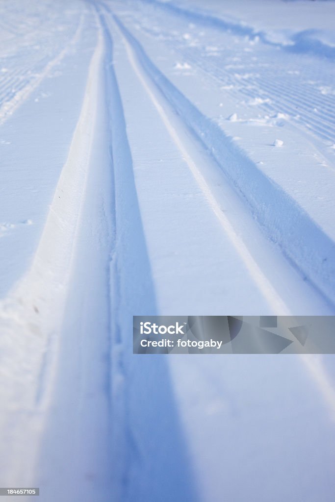Cross-country ski run - Foto de stock de Abstracto libre de derechos