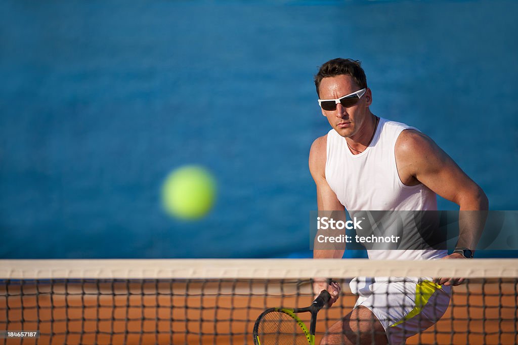 Tennis-Spieler in Aktion - Lizenzfrei 20-24 Jahre Stock-Foto