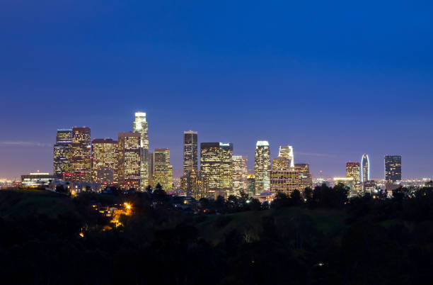 istock Los Angeles Skyline at Twilight 184657284