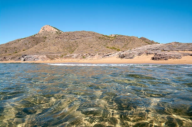 istock Crystal clear Mediterranean Sea at Costa Calida Murcia Spain 184657611