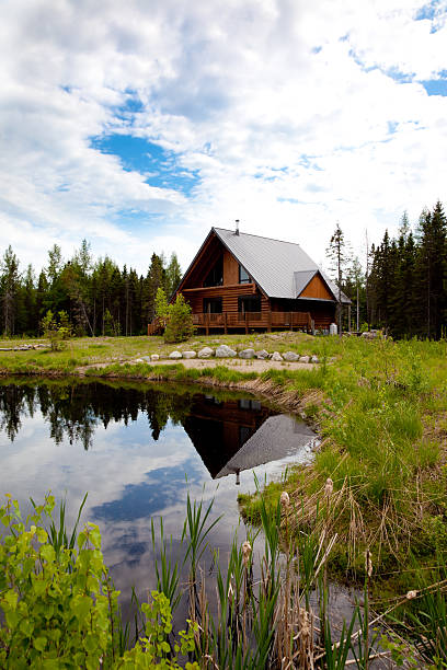 istock Wooden Cottage, Log Home, Log Cabin 184657687
