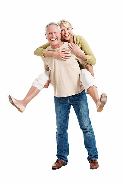 älteres paar young at heart - senior adult retirement mature adult couple stock-fotos und bilder