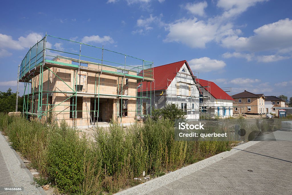 Mittlerweile Häuser-Baustelle - Lizenzfrei Außenaufnahme von Gebäuden Stock-Foto