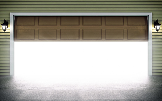 Open garage door with glowing light.
Also available:
[url=photo/modern-garage-interior-48586928][img]file_thumbview_approve/48586928/2/stock-photo-48586928-modern-garage-interior.jpg[/img][/url]