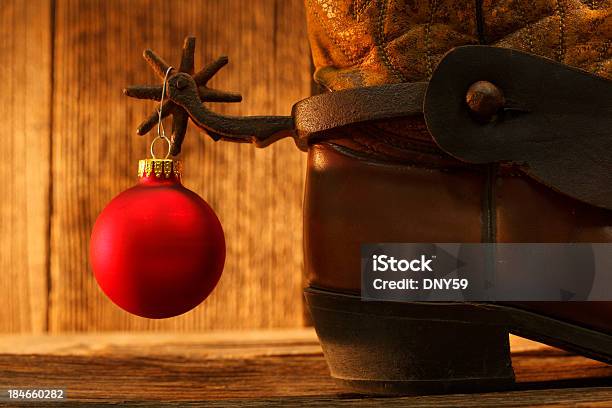 Foto de Cowboy De Natal e mais fotos de stock de Faroeste - Faroeste, Natal, Bota