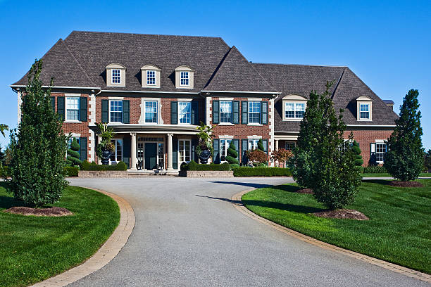 istock A huge estate home with a beautiful garden 184660579