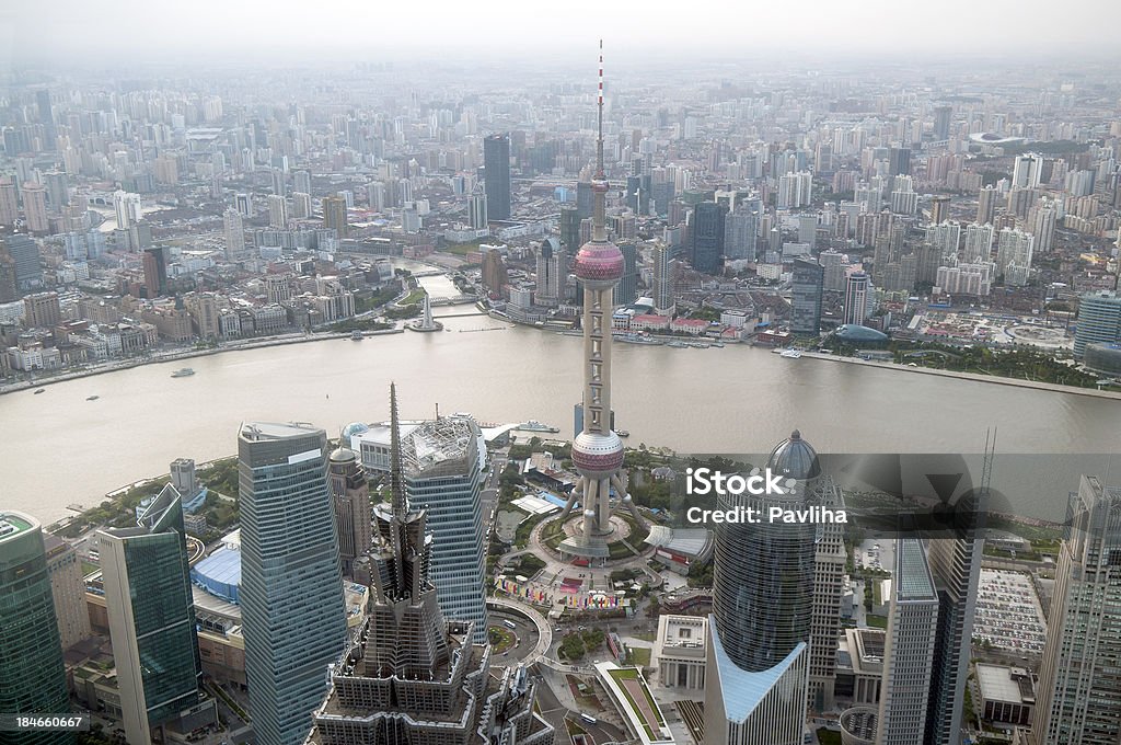 オリエンタルパールタワー、上海の中国 - アジア大陸のロイヤリティフリーストックフォト