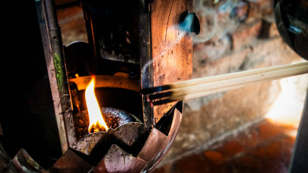 istock Incense was lit by the fire of lanterns. 1846639582