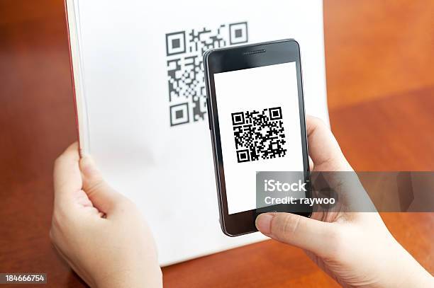 Person Using Mobile Device To Scan Qr Code Stock Photo - Download Image Now - QR Code, Bar Code Reader, Scanning - Activity