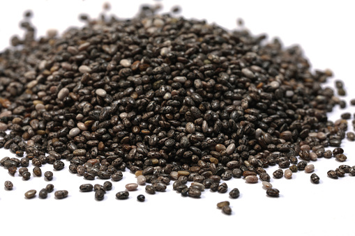 Chia seeds grains