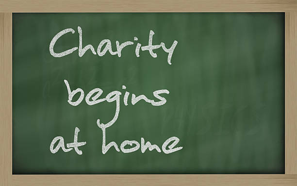 istock Charity begins at home 184668808