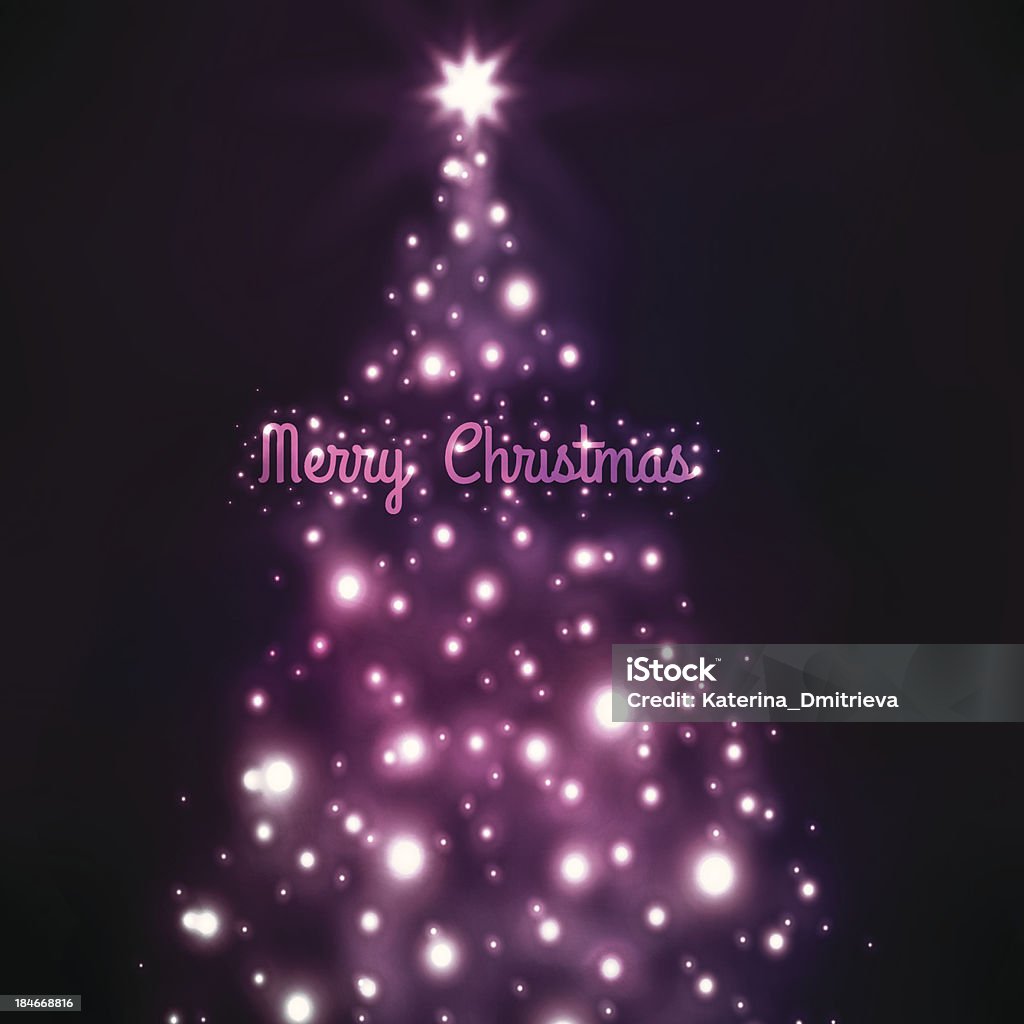 Merry Christmas carta - arte vettoriale royalty-free di 2014