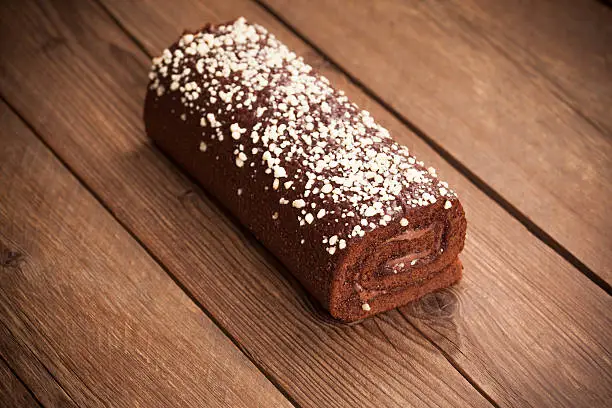 Chocolate cake-roll