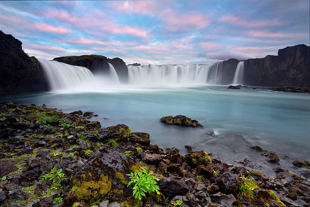 istock godafoss the waterfall of gods 184671319