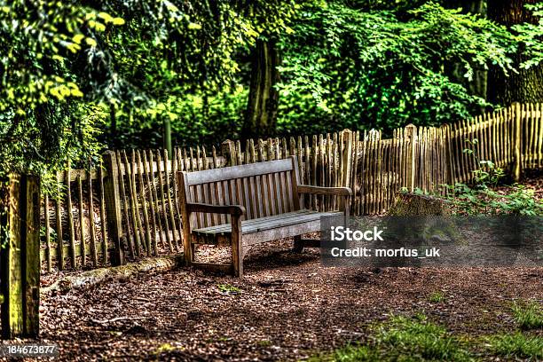 Foto de Banco De Parque e mais fotos de stock de Arbusto - Arbusto, Assento, Banco - Assento