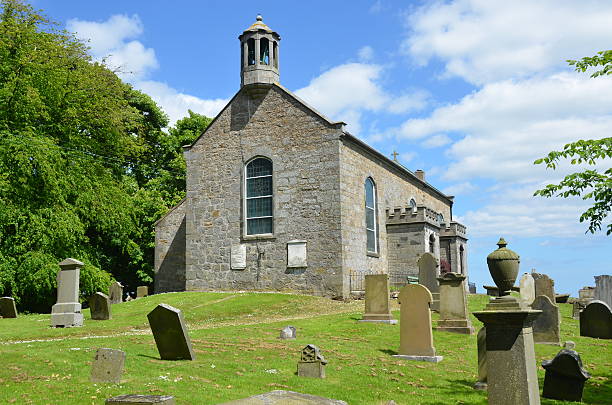 istock External View of Auchtertool Kirk 184674181