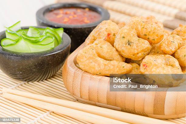 Crispy Chili Prawns Stock Photo - Download Image Now - Savory Sauce, Shrimp Scampi, Sweet And Sour Dish