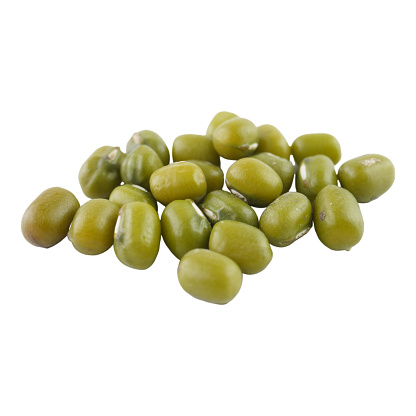 Mung Bean Isolated on White Background