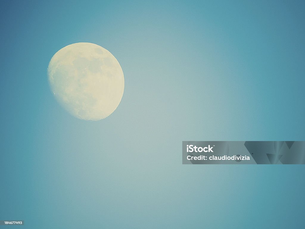 Estilo Retro de luna llena - Foto de stock de Anticuado libre de derechos