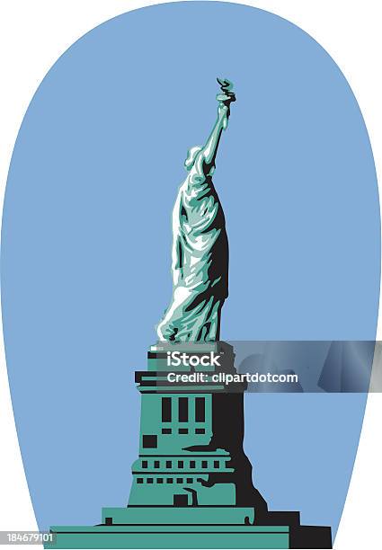 Statue Of Liberty Stock Illustration - Download Image Now - American Culture, Clip Art, Color Image